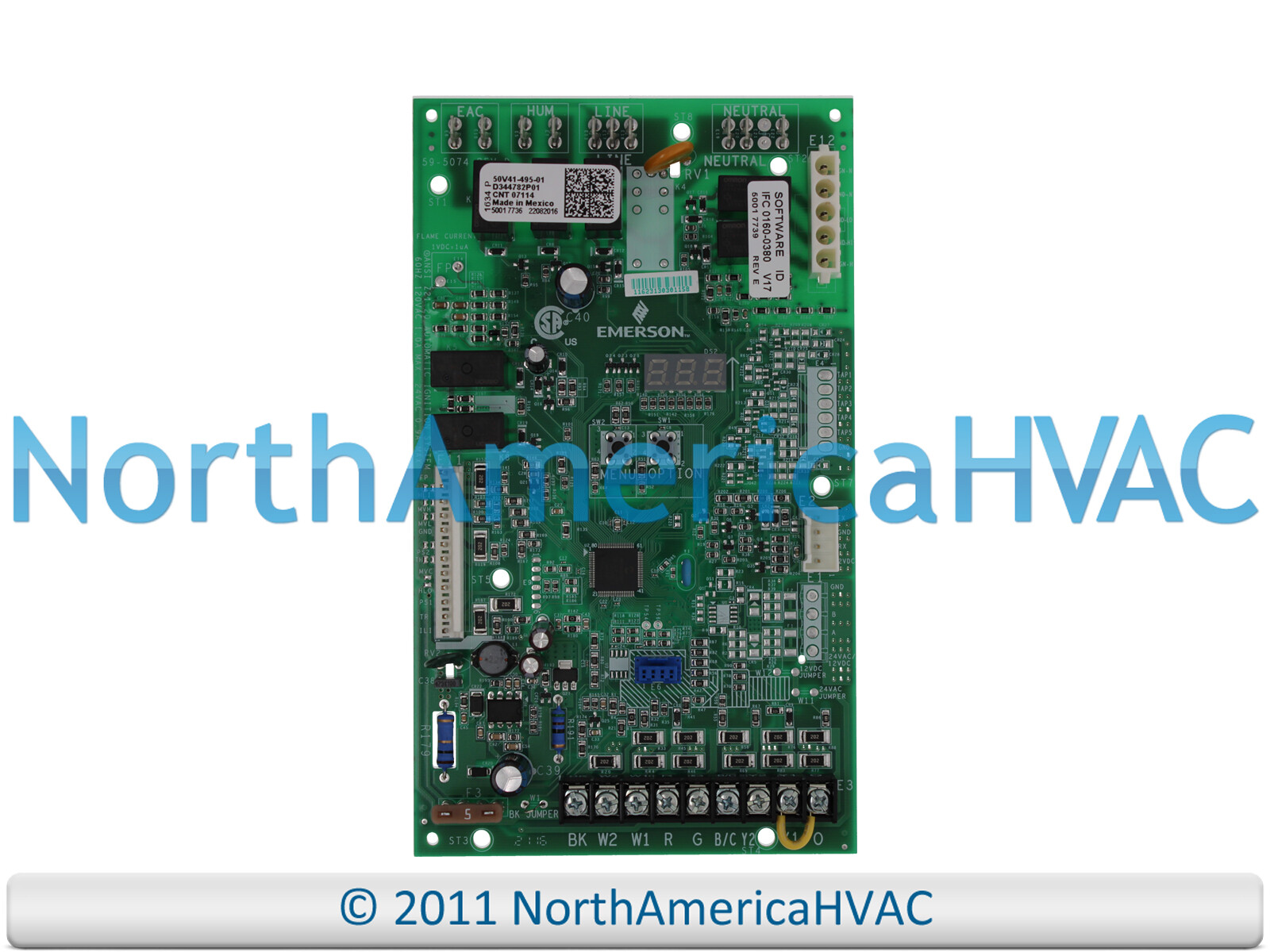 OEM 2Stg Furnace Control Circuit Board Fits White Rodgers Emerson 50V41-495-01