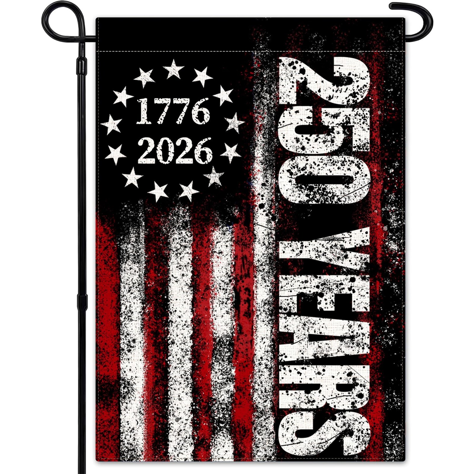 250 Anniversary USA Garden Flag, 250th Anniversary USA Patriotic Double-Sided...