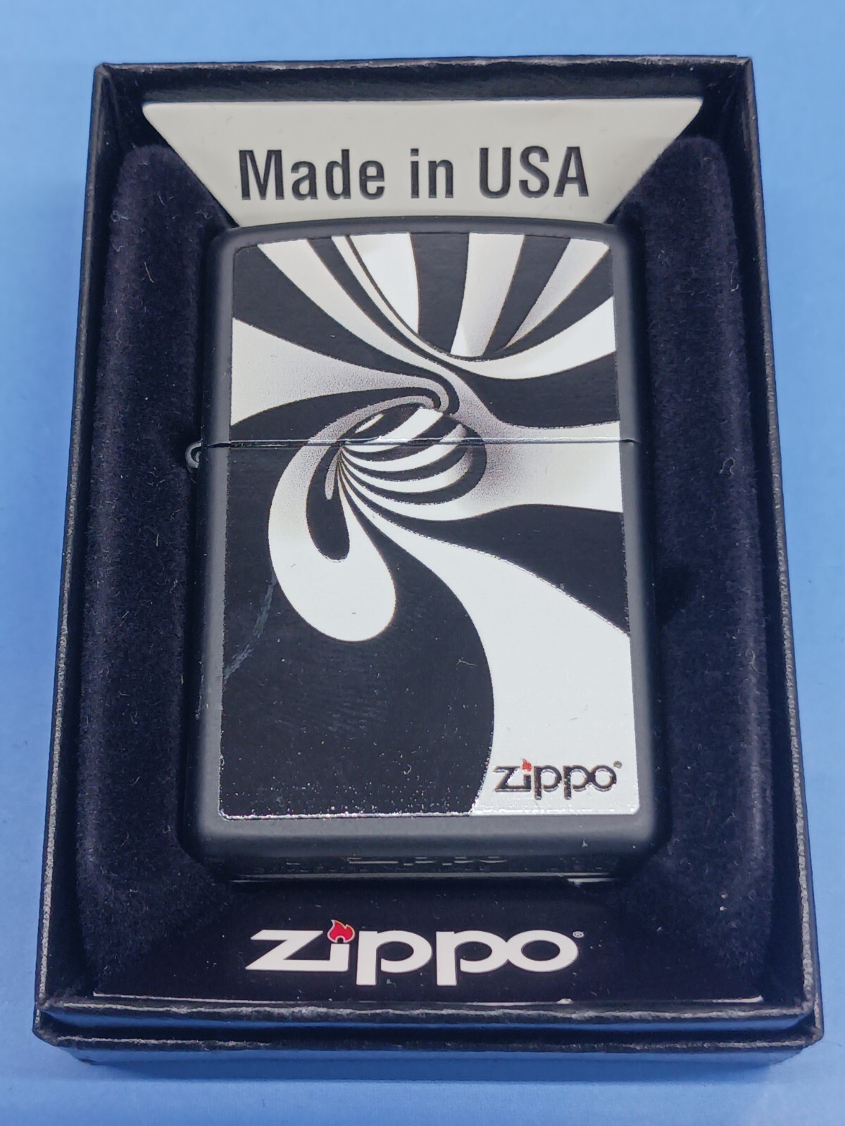 Zippo Spiral Black Matte 28297