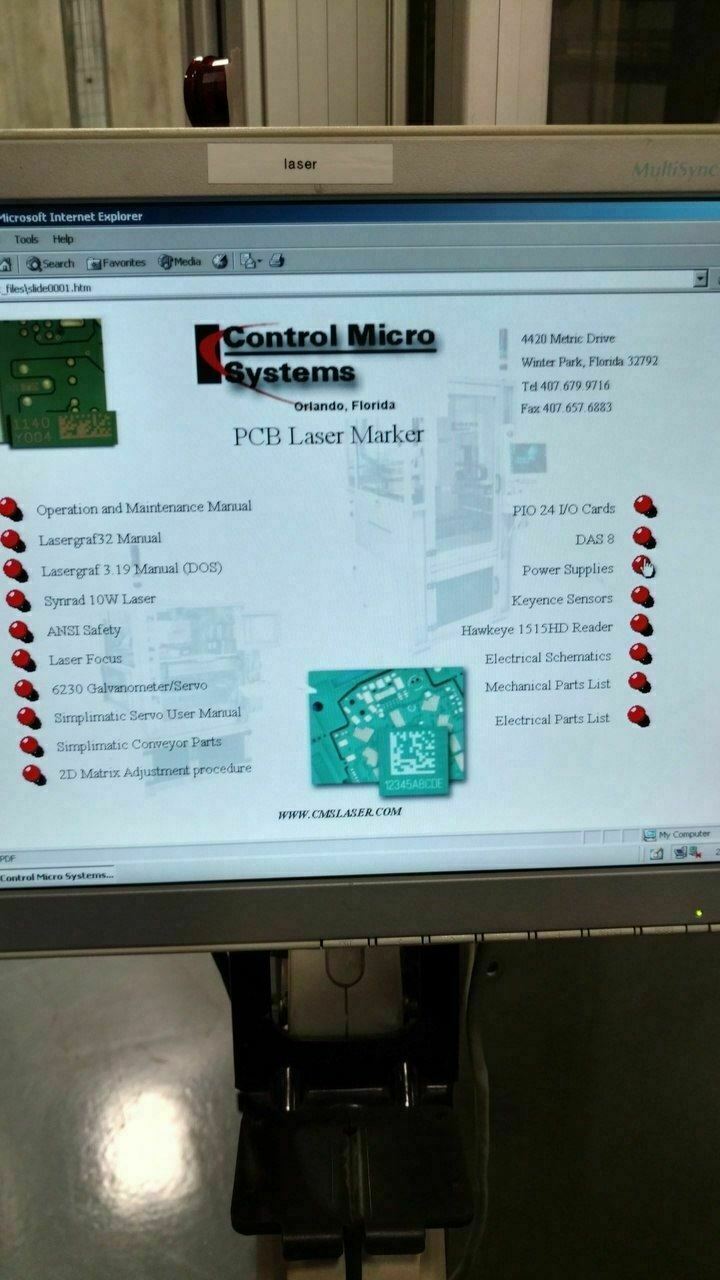 Control MicroSystems CMS5010C Laser Etcher (170908)