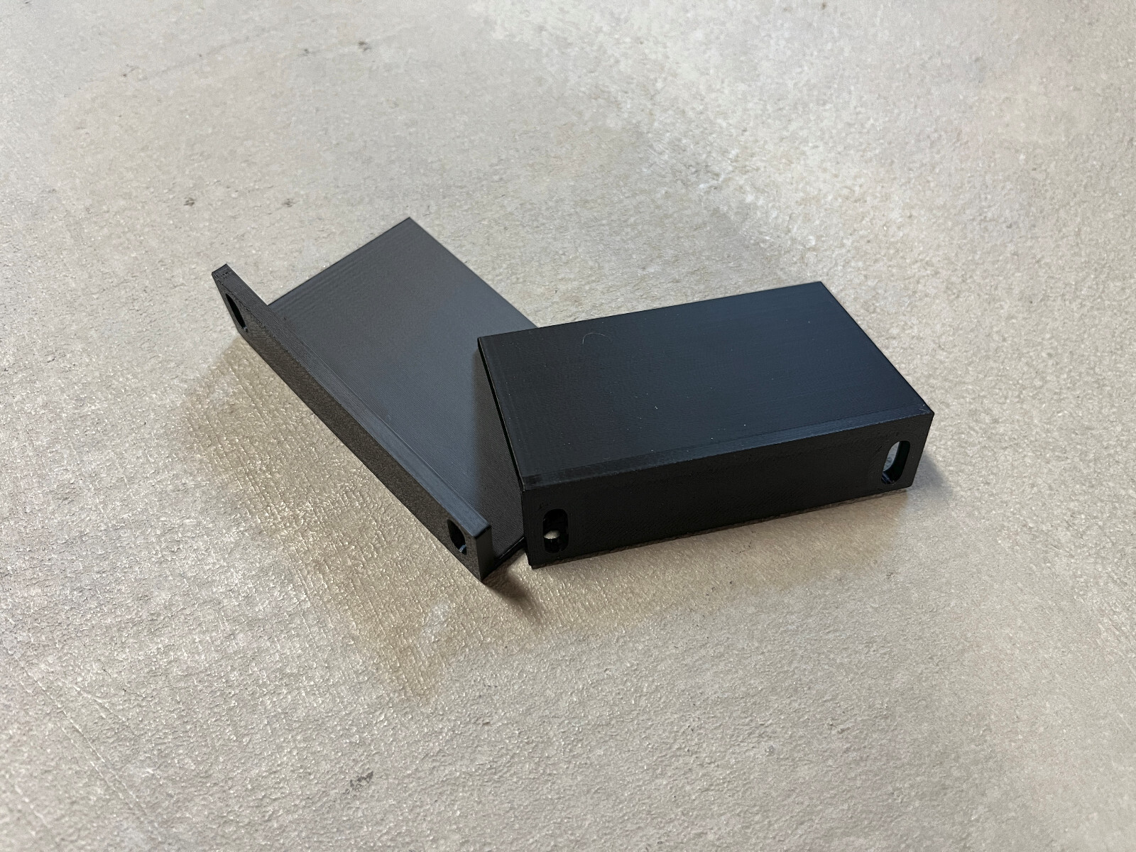 2 Pack - 2U 19" Network Rack Bracket Ears Universal Mount - 3D Printed