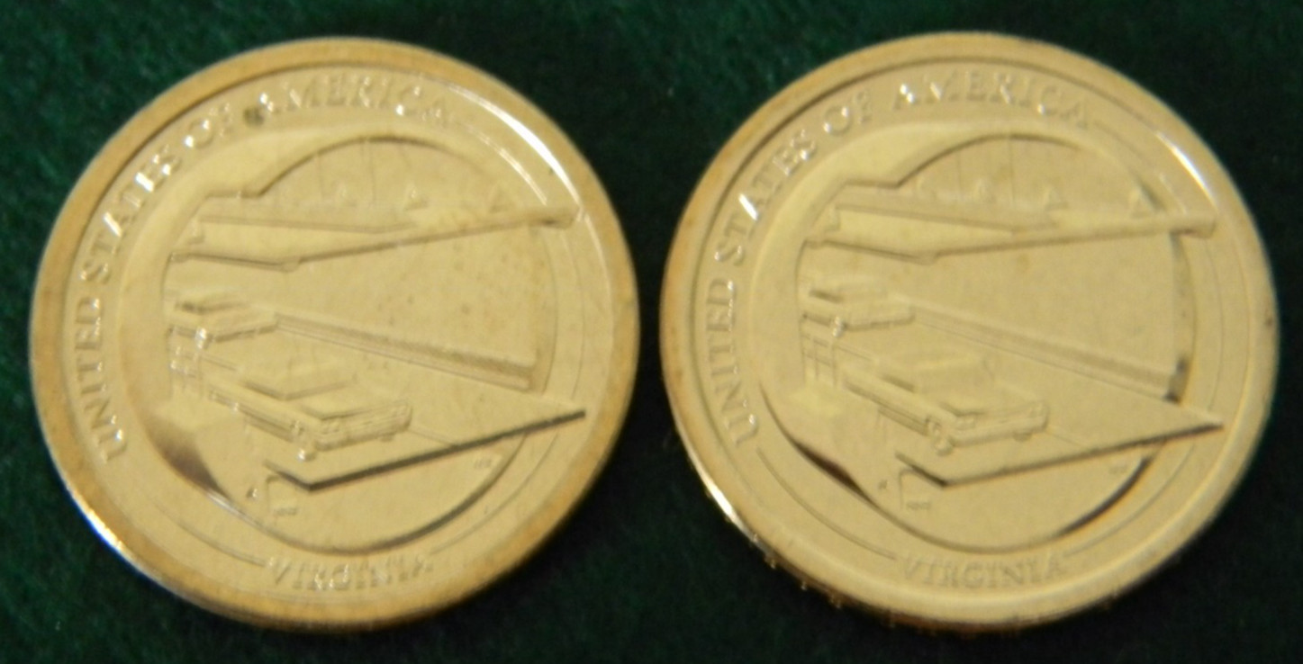 2021 P & D VIRGINIA CHESAPEAKE BAY BRIDGE-TUNNEL INNOVATION DOLLAR UNCIRCULATED