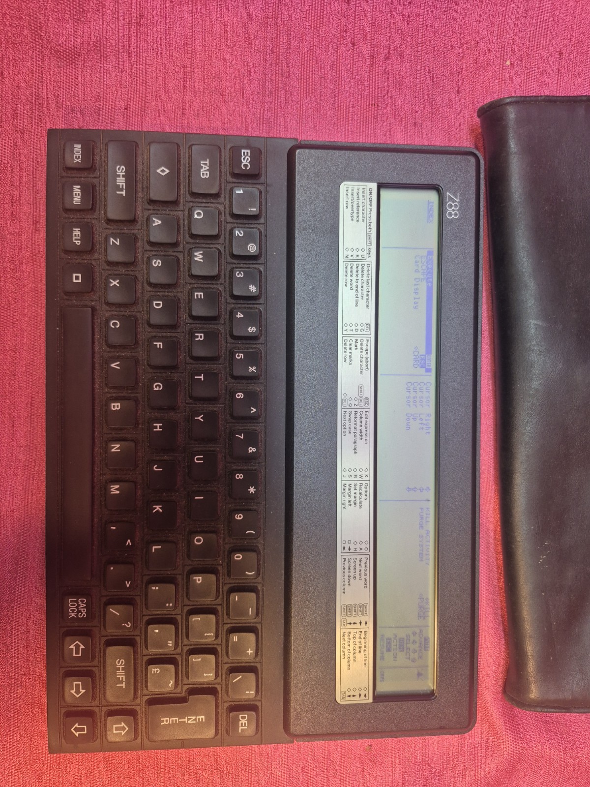Vintage Cambridge Computer Z88 Portable Laptop Notebook Tested Working Sinclair