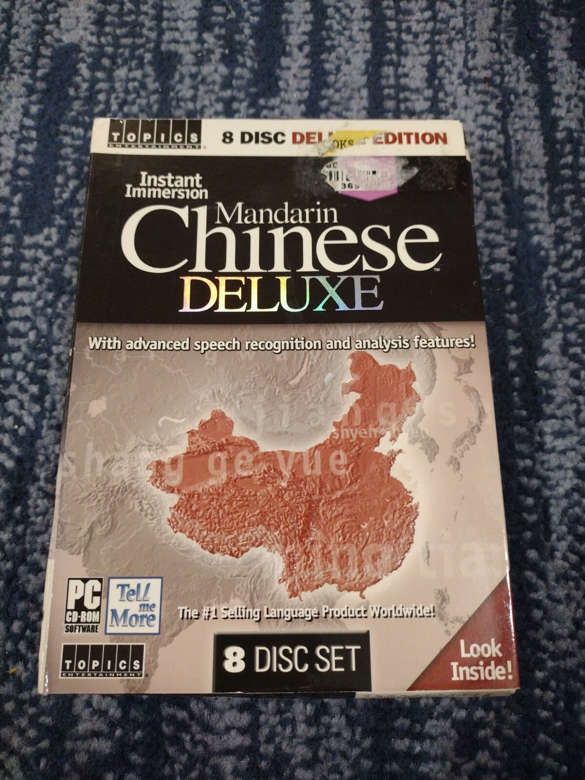 Instant Immersion Mandarin Chinese Deluxe 8 disc Set Perfect Discs! 781735803844