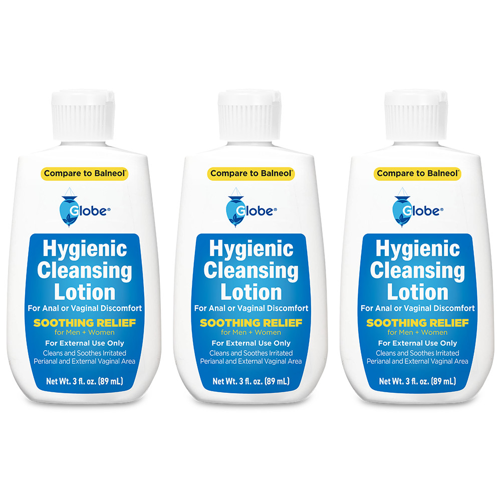 Globe Hygienic Cleansing Lotion for Men and Women Discomfort Pain Itch Relief!