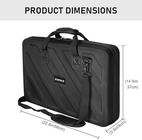 Hard Case Compatible with Pioneer DJ Controller Ddj-Sr/Sr2/Rev1/Denon Mc4000/Num