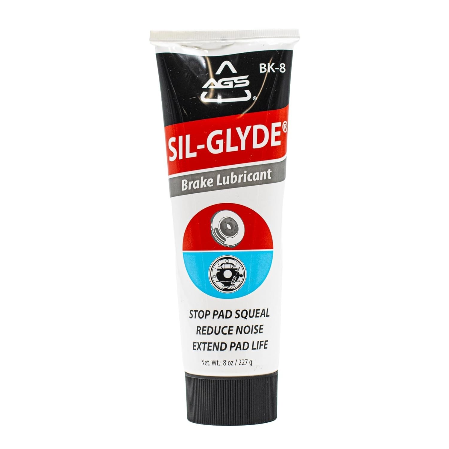 AGS Automotive Solutions SIL-Glyde Brake Lubricant – 8 oz Tube BK-8