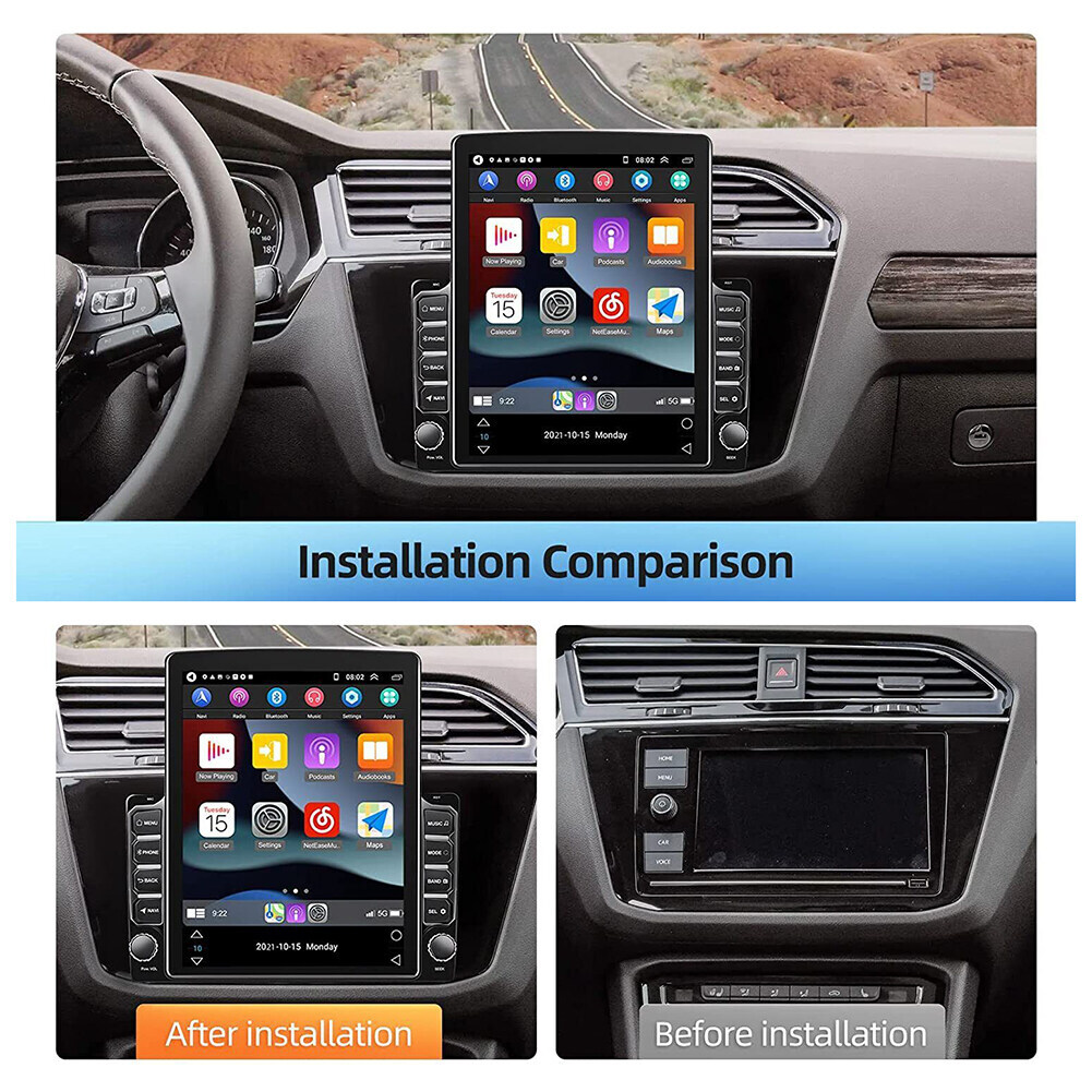 9.7" For Toyota Camry 2007-2011 Android CarPlay Car Stereo Radio GPS Navi WiFi