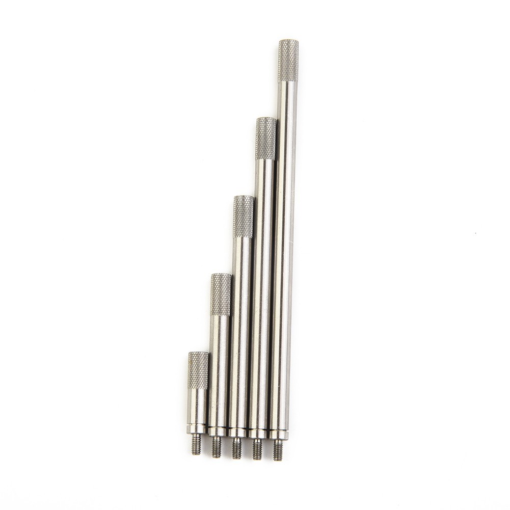 5pcs Indicator Dials Digital Indicator Extension Stem Rod HSS Set Accessories
