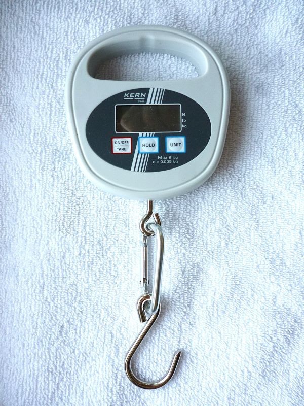 Kern (Germany) HDB 6K-3XL Hanging Scale - 6kg Capacity - 5g Increments - Battery