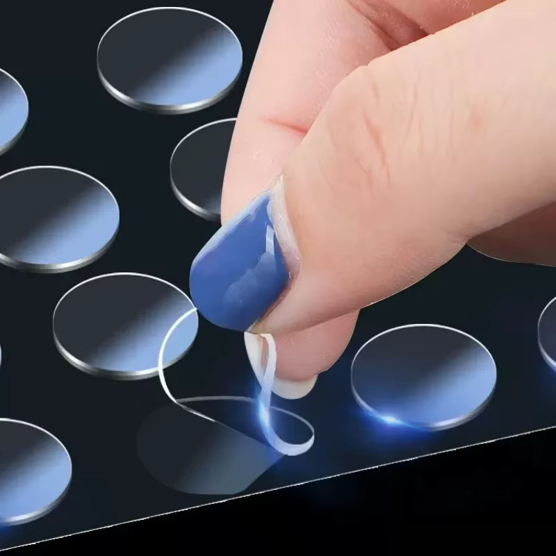 H 100pcs Double Sided Adhesive Pads Round Strong Acrylic Glue Dots DIY Craft Kit