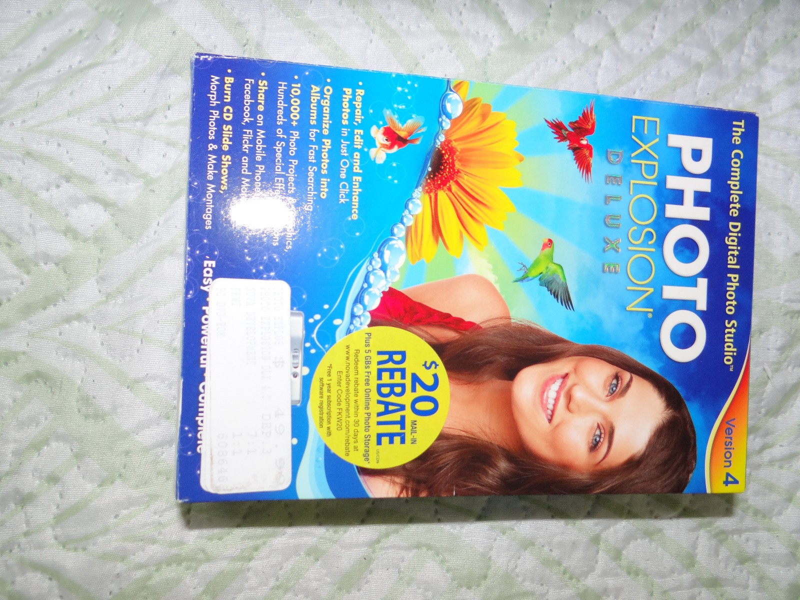 Nova Photo Explosion Deluxe Version 4, Complete Digital Photo Studio -NEW