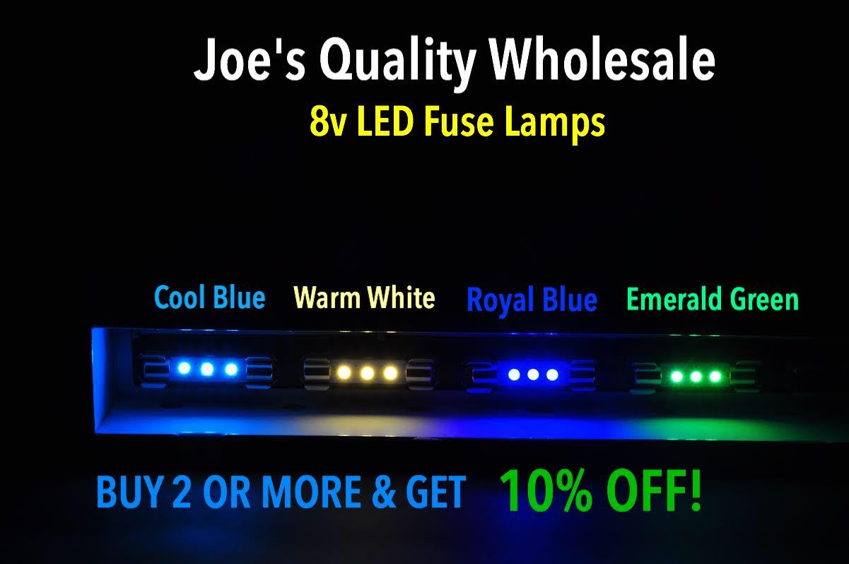 (5)LED FUSE LAMPS /8V-DIAL / 104-110-5020-5220-2015 / METER Marantz BULBS