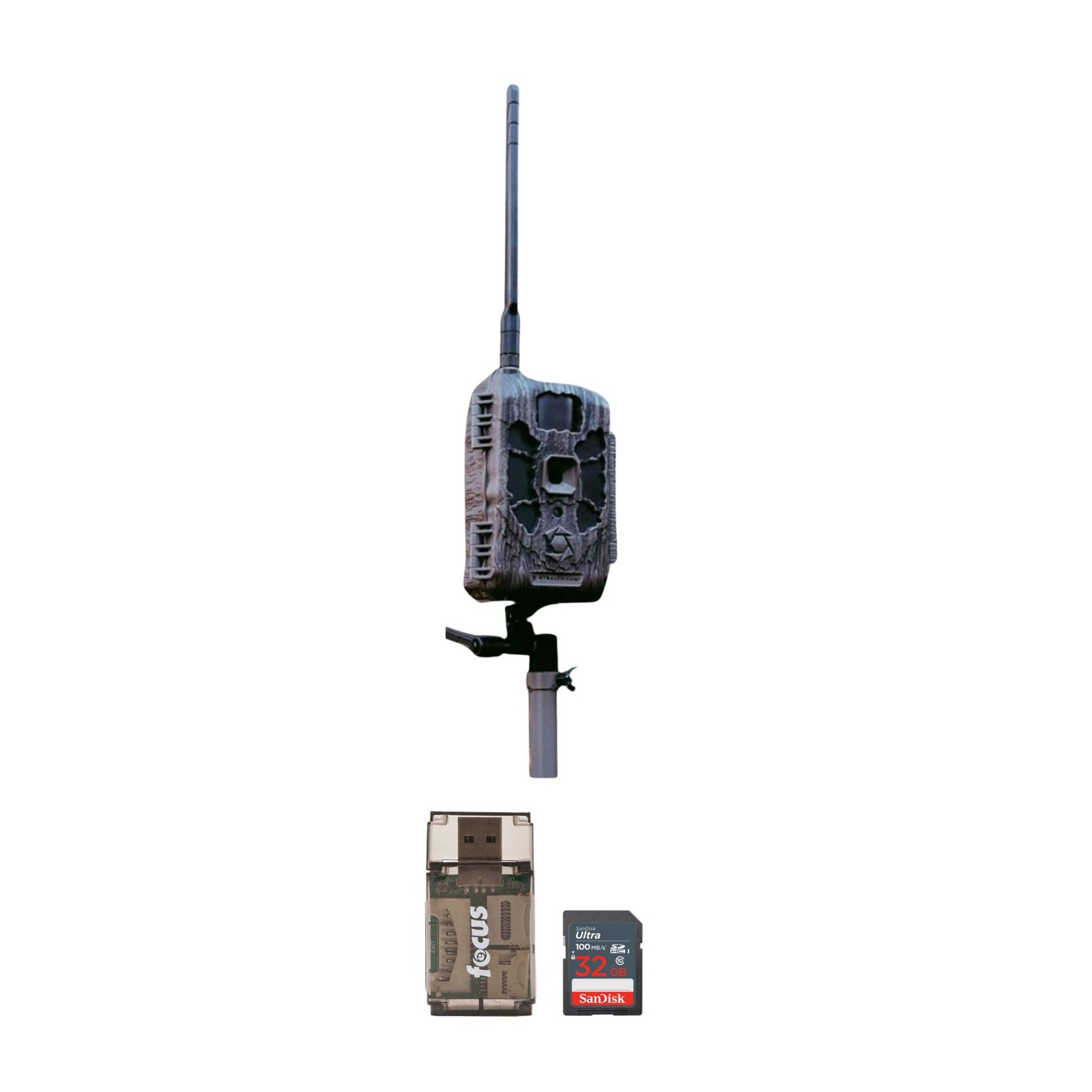 Stealth Cam DECEPTOR MAX 2.0 40MP Dual Core Cellular Trail Camera Bundle (Brown)