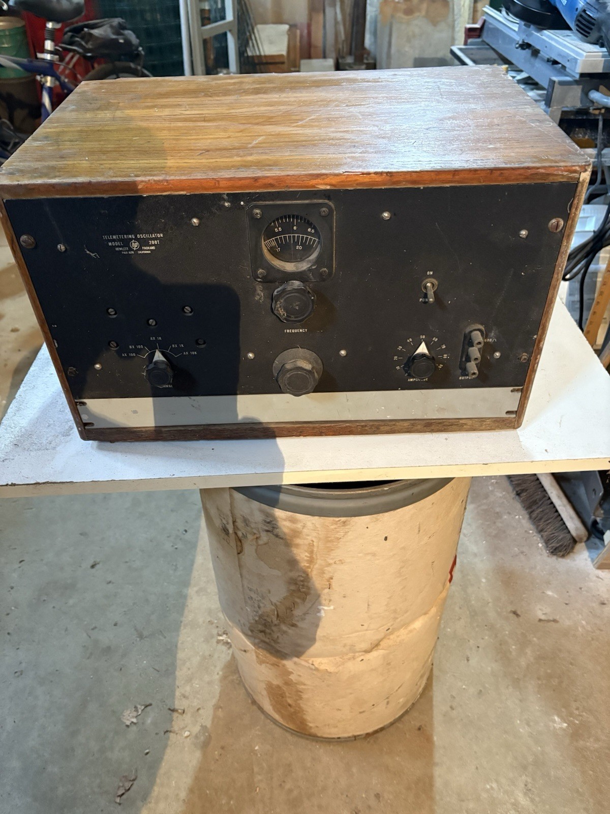 Vintage HP Telemetering Oscillator Model 200 TOscillator Model 200 T