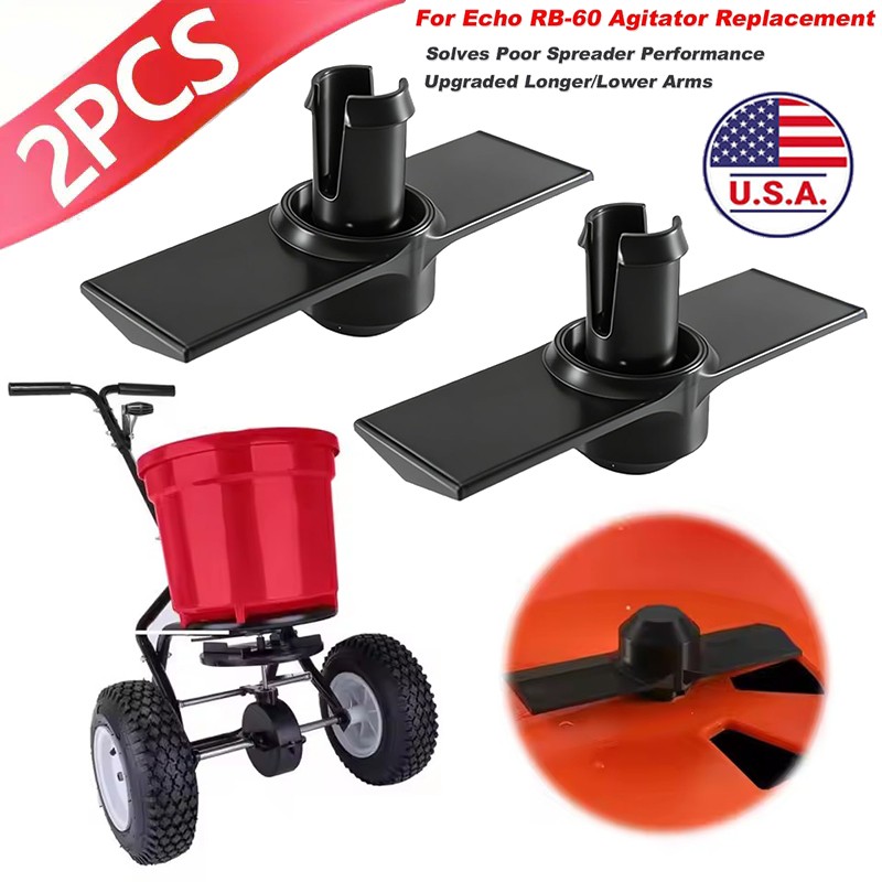 For Echo RB-60 Broadcast Spreader Upgraded Agitator Replacement Longer/Lower Arm
