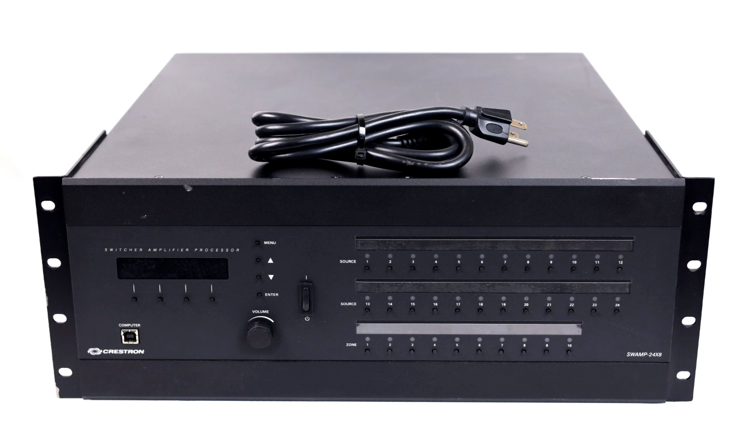 Crestron SWAMP-24x8 Sonnex Multiroom Audio System/ Whole House Amp w885