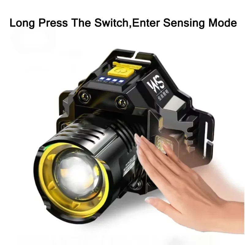 Super Bright Rechargeable LED Headlamp Headlight Flashlight Head Torch