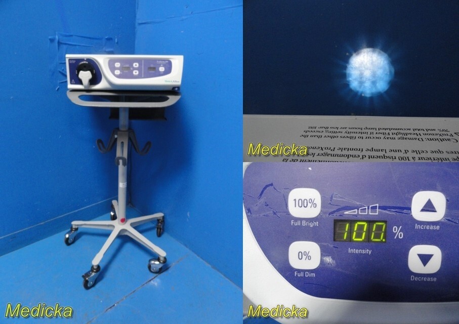 HillRom WA ProXenon 350 Surgical Light Source 90200 W/ Stand LAMP 278 HOUR~30879