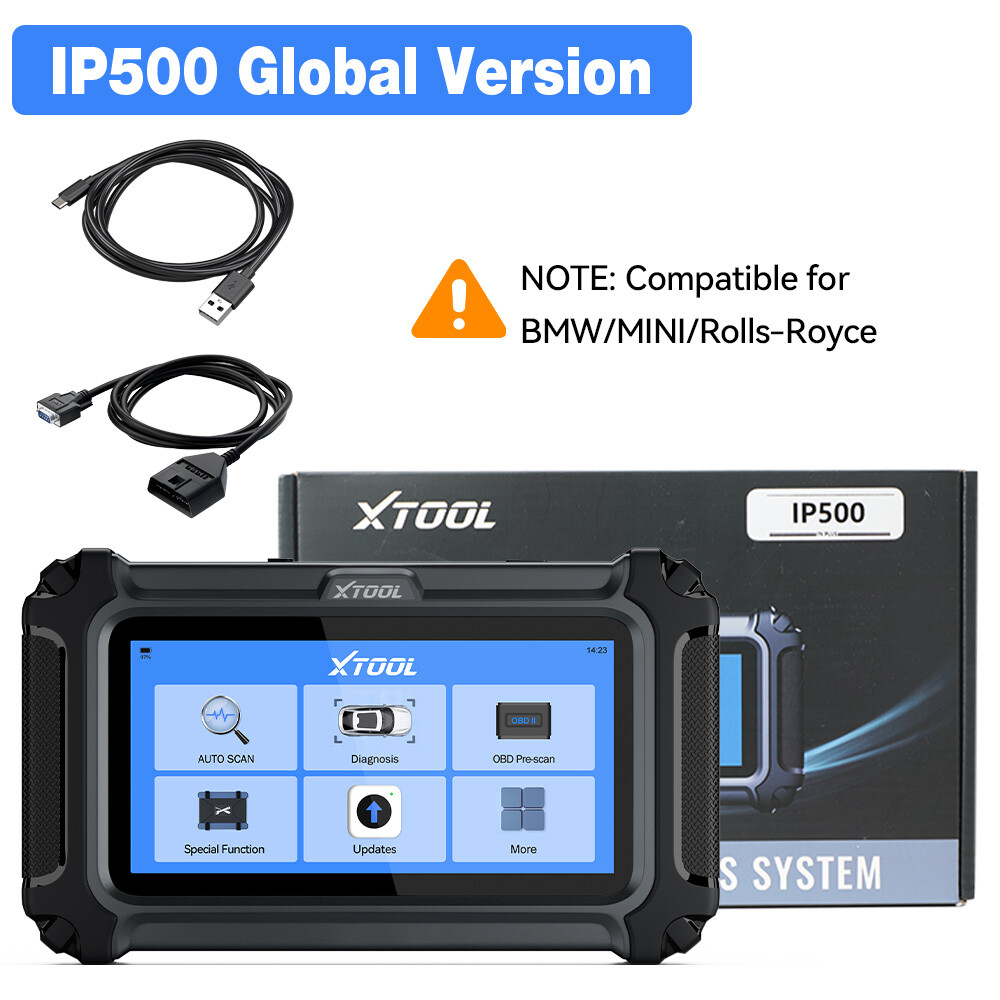XTOOL IP500 For BMW/MINI/RR OBD2 Scanner Diagnostic Tool ECU Coding Full System