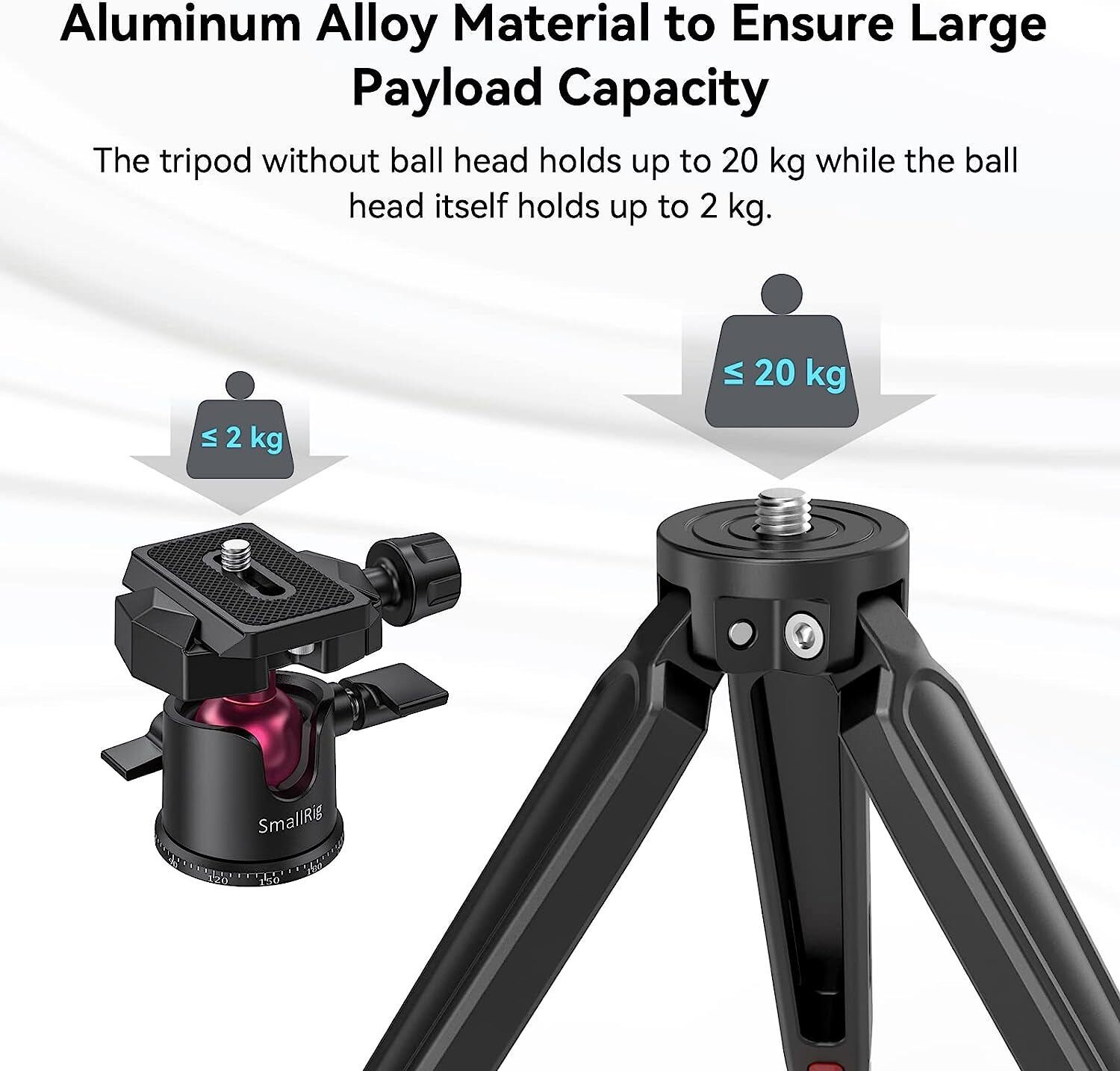 SmallRig Mini Tripod for Camera Desktop Tabletop Tripod Ball Head with Arca-Type