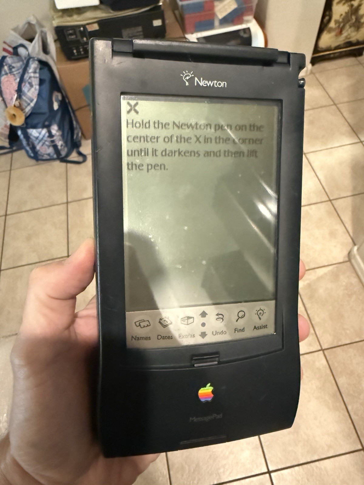 WORKING Apple Newton Messagepad 110 W/ Stylus READ