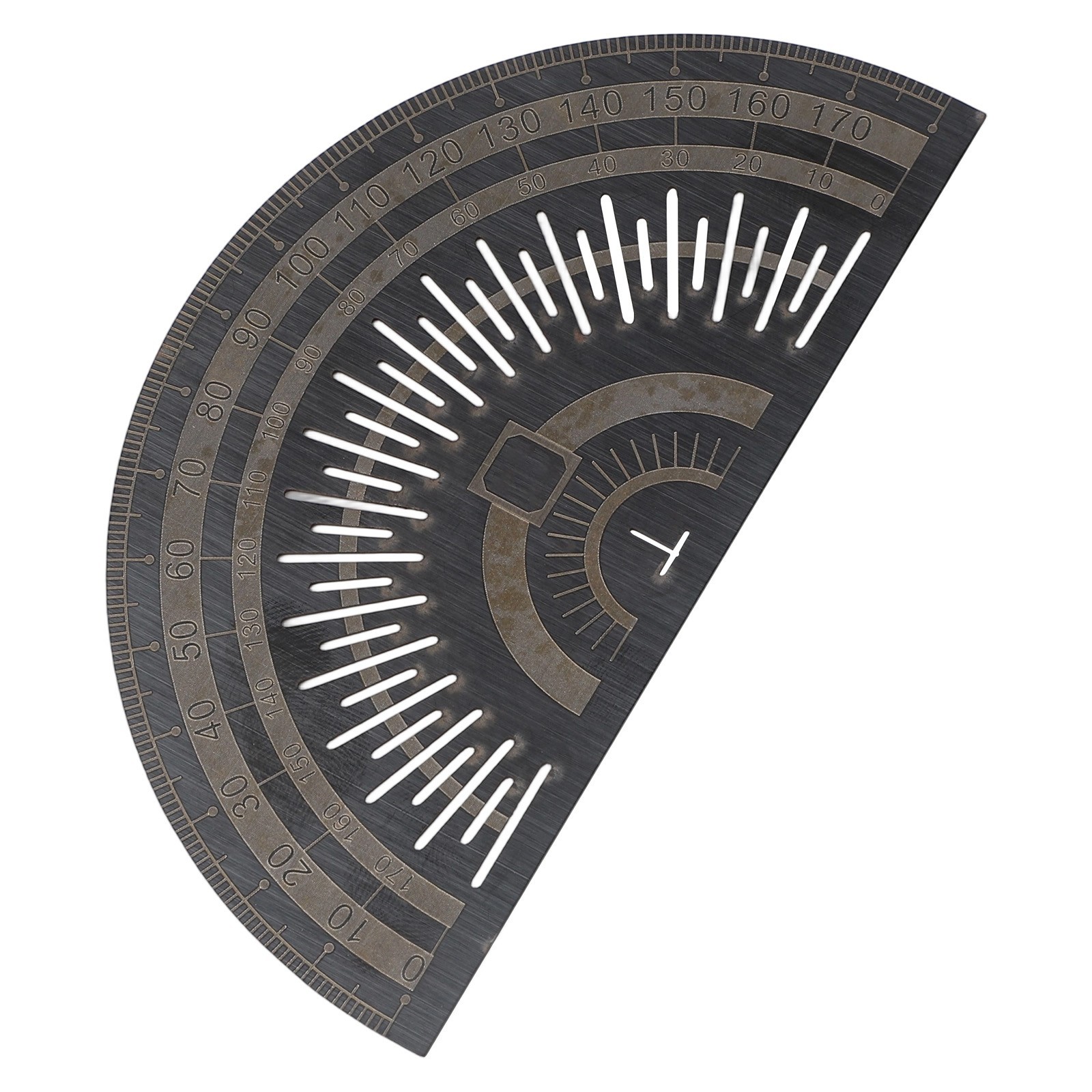 Stainless Steel Protractor for Accurate Angle Measurement in Craft Projects
