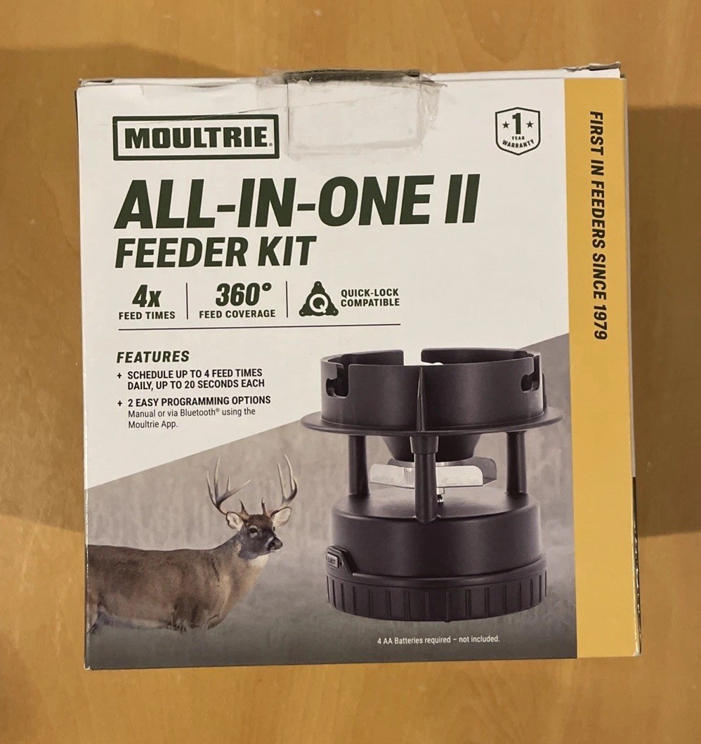 All-In-One II Feeder Kit With Bluetooth Control and 360-Degree Feed Coverage