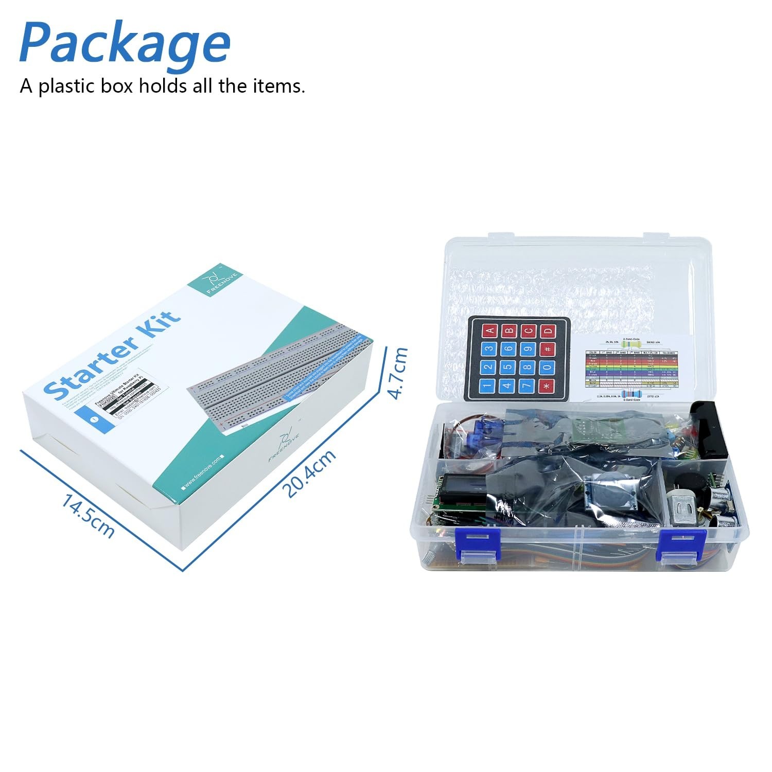 Ultimate Raspberry Pi Starter Kit - 223 Items, 128 Projects, 962-Page Tutorial,