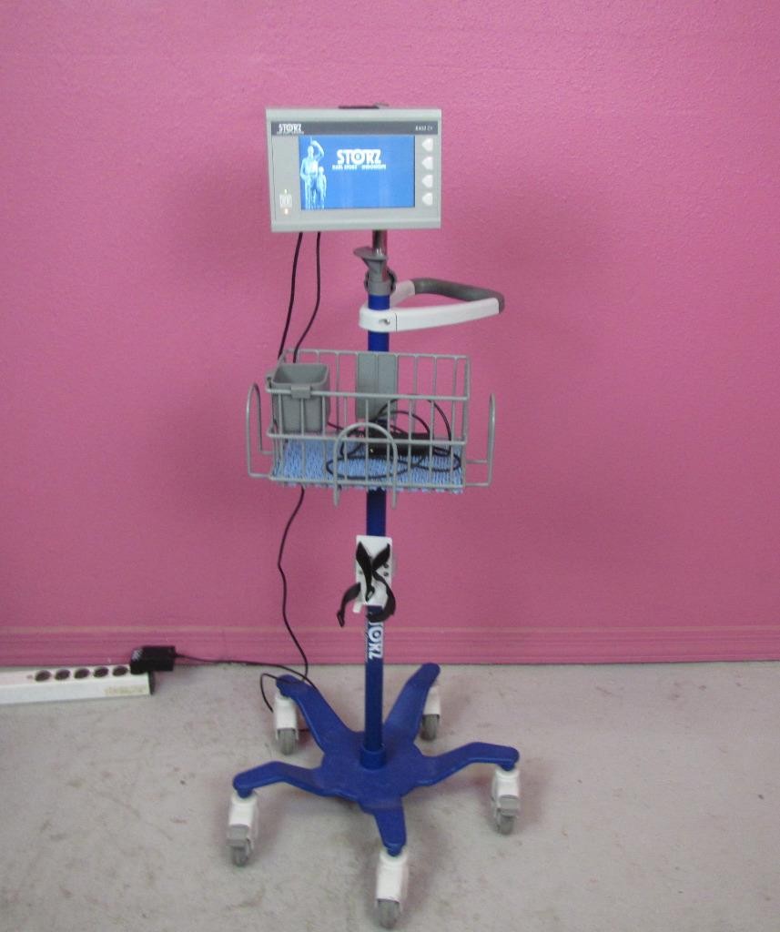 Karl Storz 8402 ZX C-MAC Video Laryngoscope Monitor w/ Electronic Module & Stand