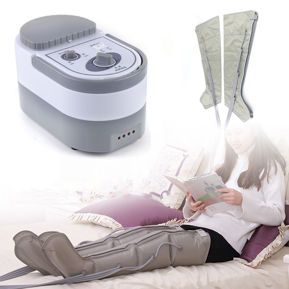 Leg Compression Machine Treat Lymphedema Air Pump Leg Massager For Ankle Top US