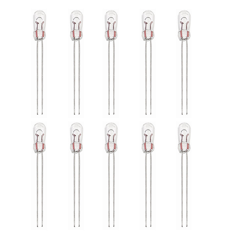 10Pcs Grain-of-Wheat Bulbs 12v 100mA Lamps For Vintage Receiver Lights 5MM