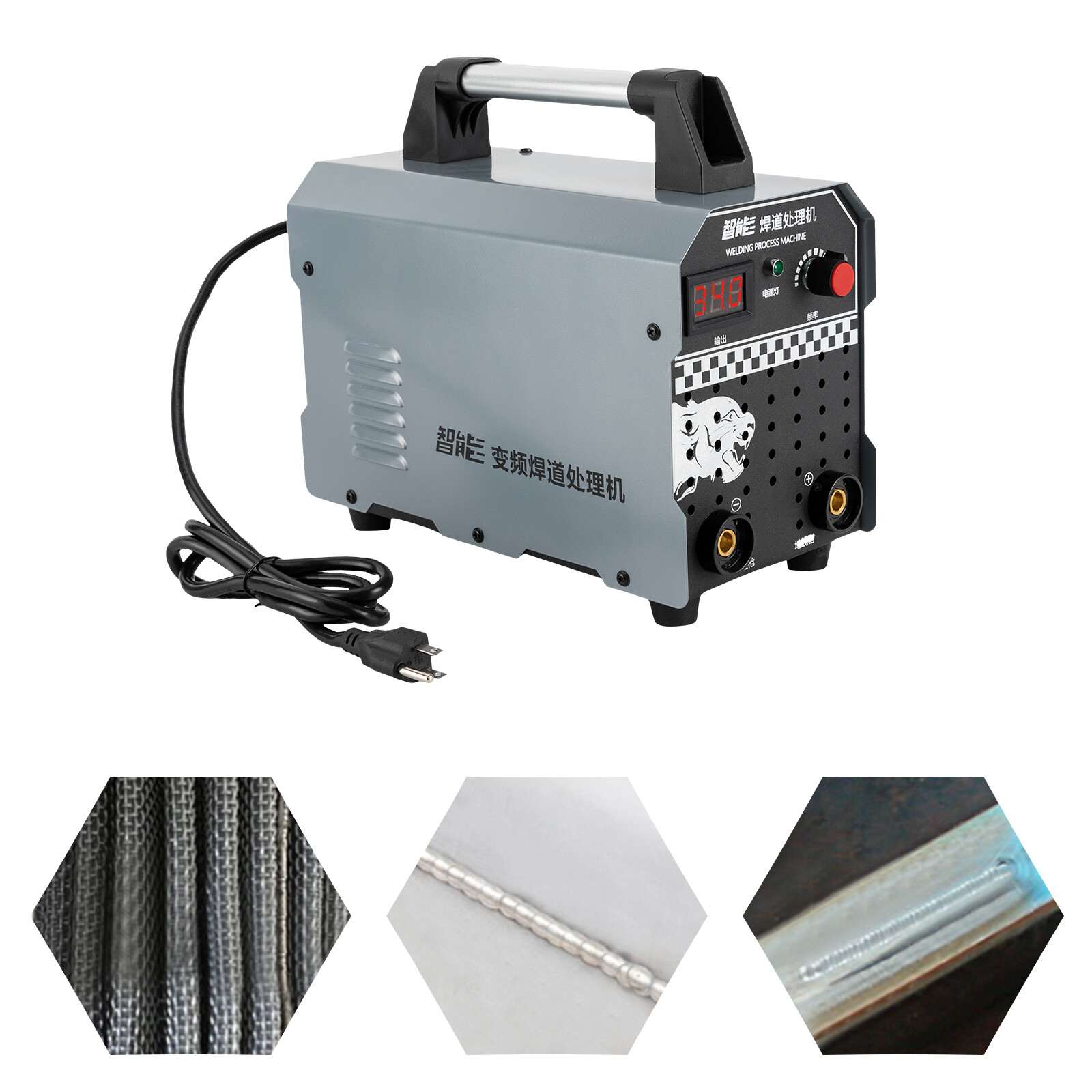 For Metal/arc/laser Welding 1000W Welding Bead Processor Weld Cleaning Machine~