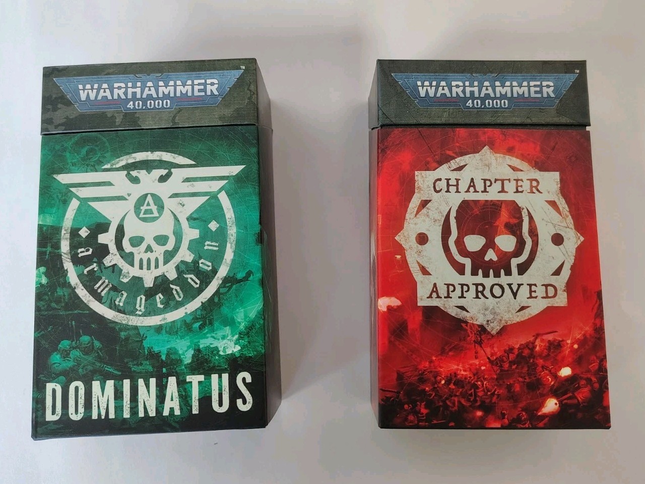 40k Armageddon - 11th Ed Core Rules, Chapter Approved Deck + Dominatus Pack