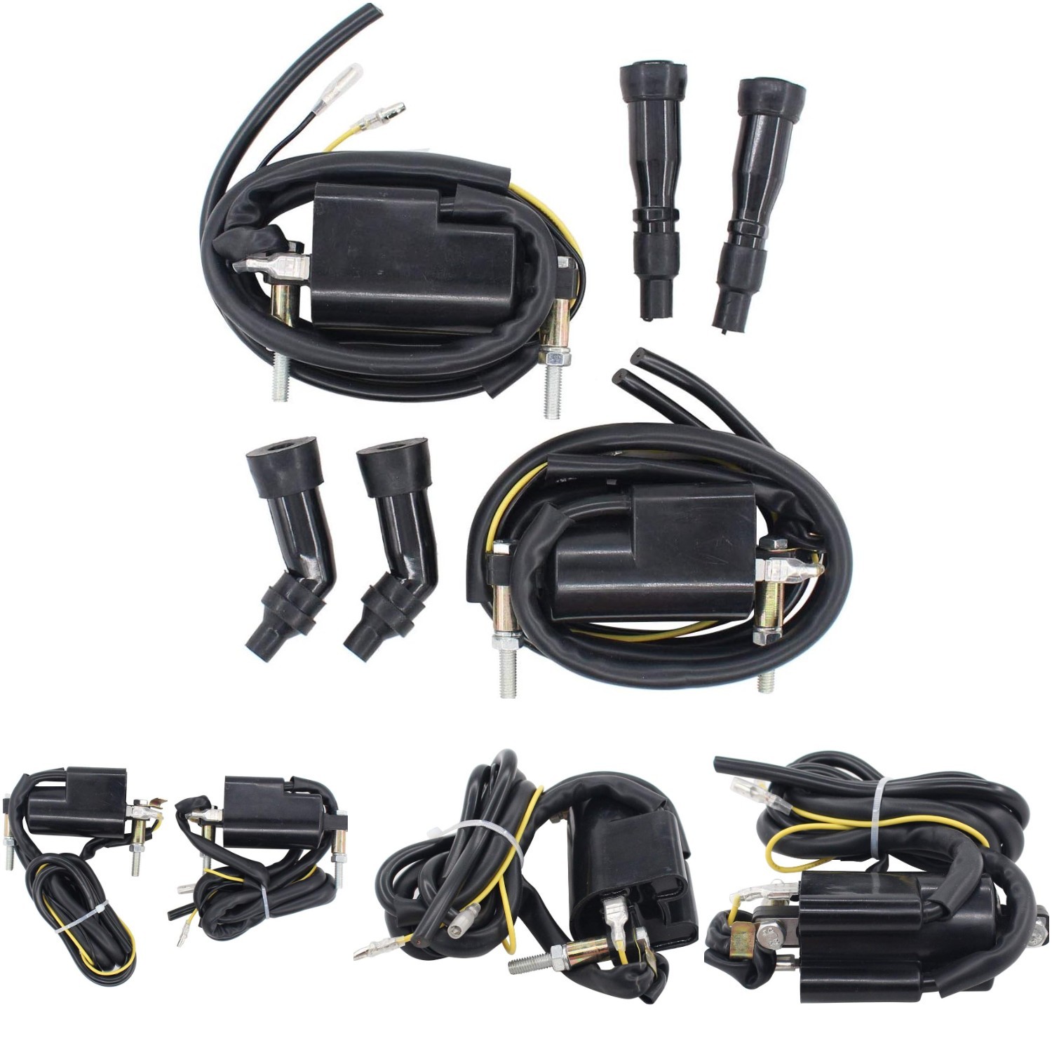 12v Ignition Coil Pack of 2 Suzuki Gsxr 750/600, Gs1100, Gs750, Bandit 1200,