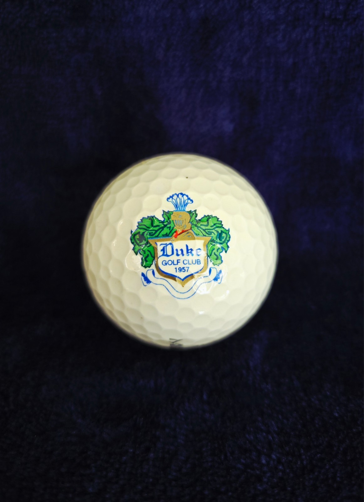 *Rare* Duke Golf Club 1957 Logo Golf Ball collectible - great condition