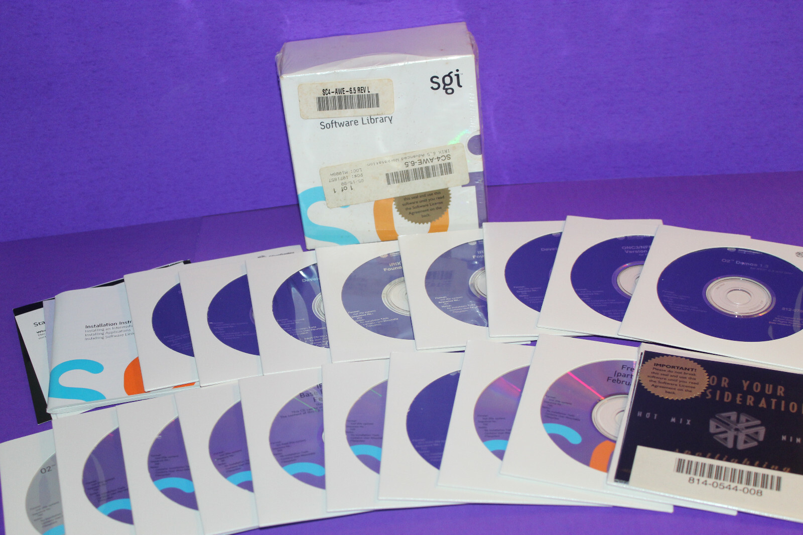 Silicon Graphics Software Library SC4-AWE 6.5.7 Rev L New