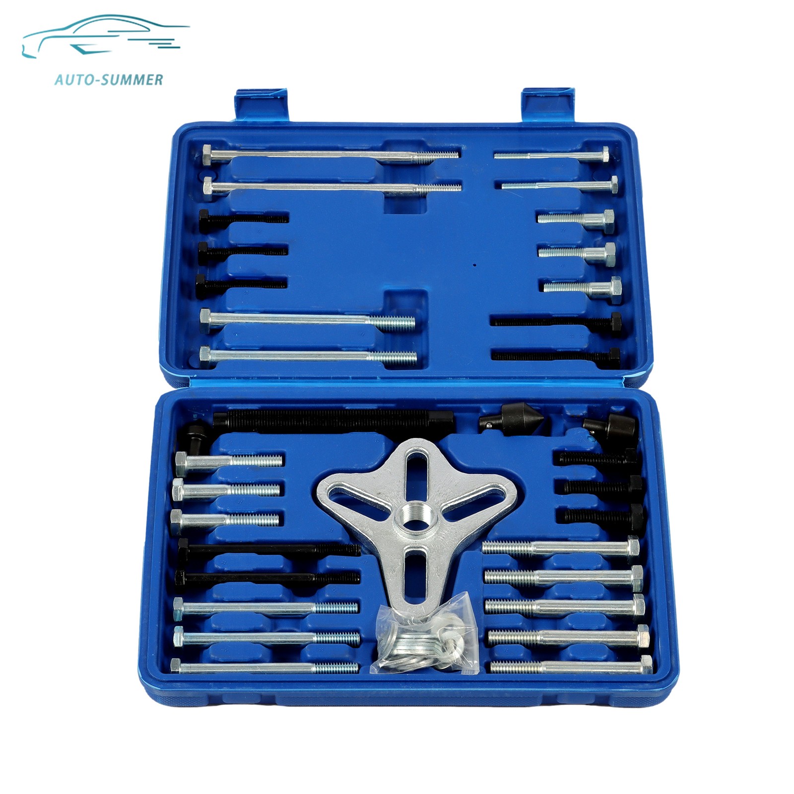 Steering Wheel Crankshaft Pulley Removal Set 46pcs Harmonic Balancer Puller