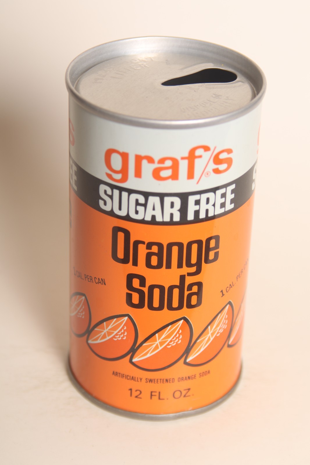 Graf/s Sugar Free Orange soda can