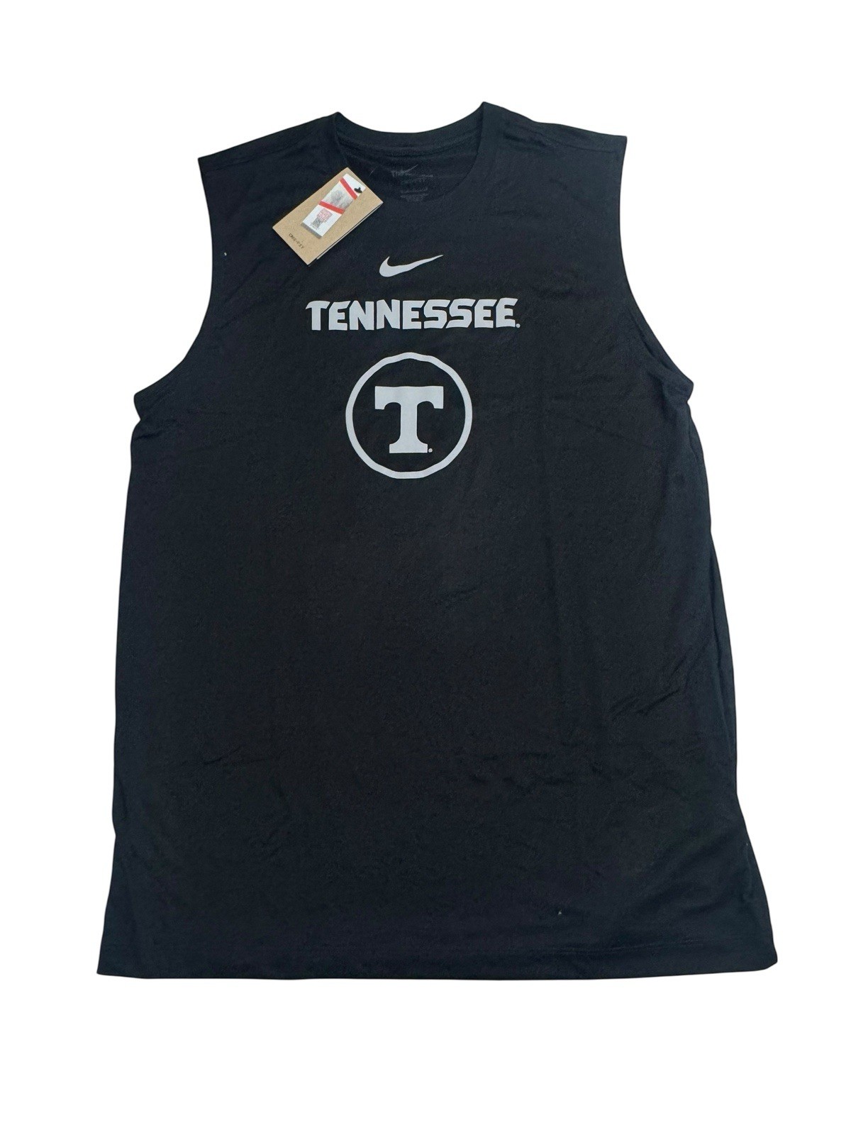 Nike Tennessee Volunteers Black Dri Fit Sleeveless Shirt Men’s Size Large