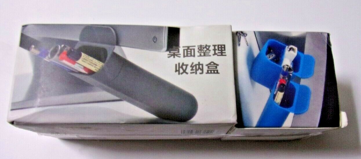 Plastic Hanging Pen, Pad, Item Holders For Desk, Car, Kitchen Etc - New Set Of 3