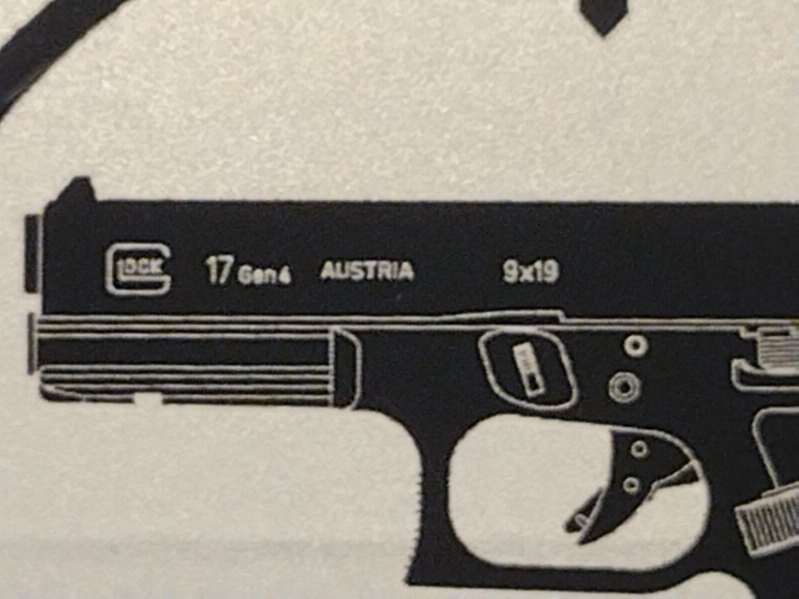 GLOCK PERFECTION SAFE ACTION PISTOLS Three 4" Gen4 Stickers SHOT-SHOW NOS 9MM