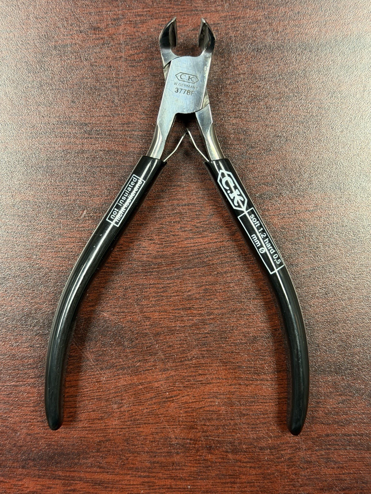 Oblique Full Flush Top Edge Cutters T3778F 120mm - Made In Germany CK Tools NIB