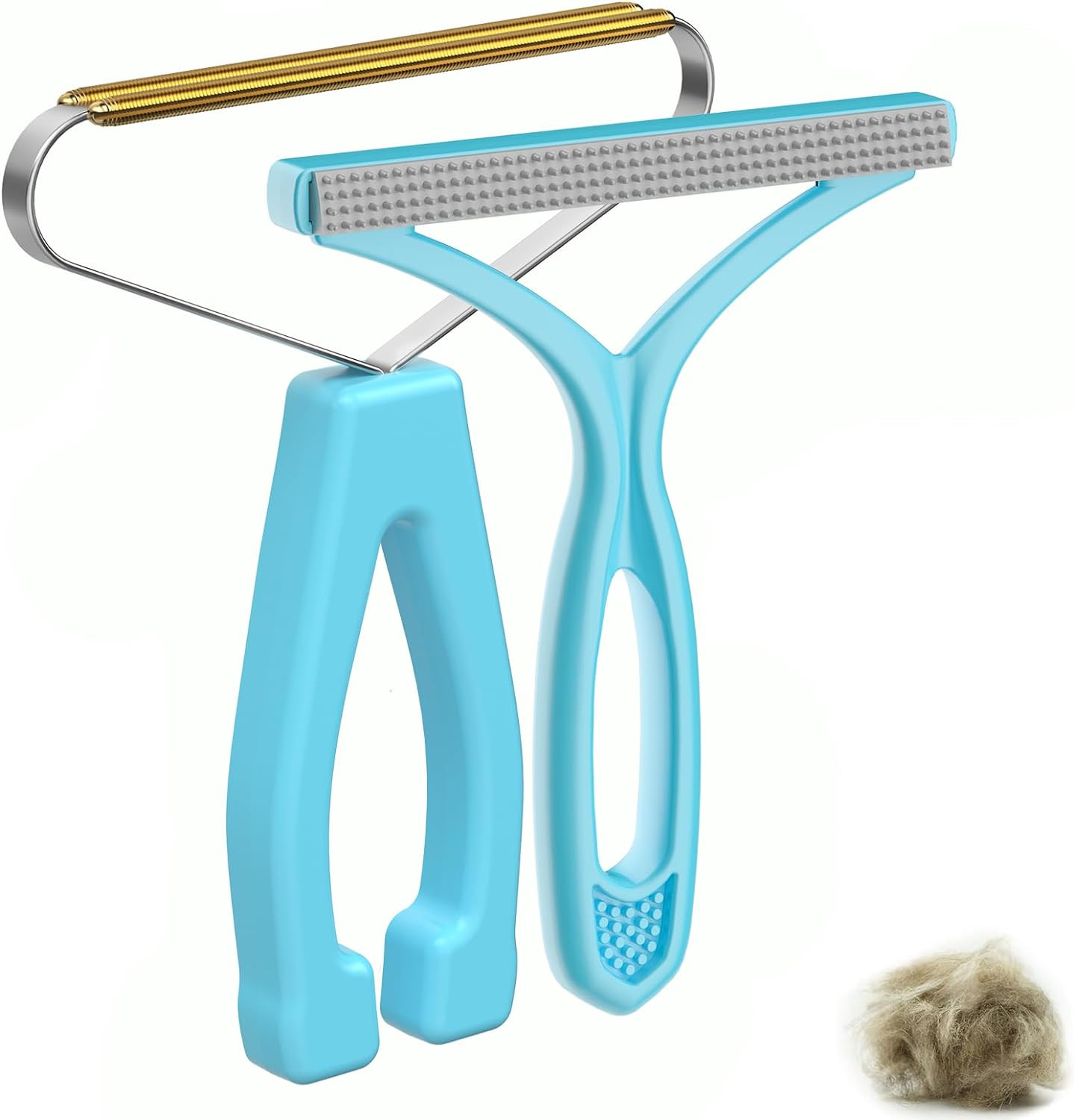 2-Piece Pet Hair Remover Tool Set – Reusable Fur Remover for Carpet, Couch & Clo