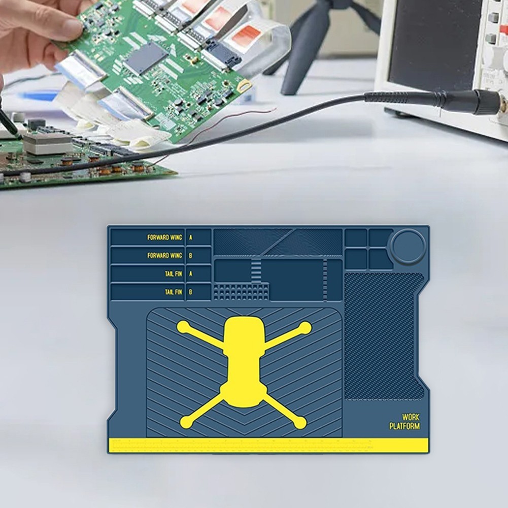 Workstation Accessory Soldering Mat Heat Resistant Holds Small Components
