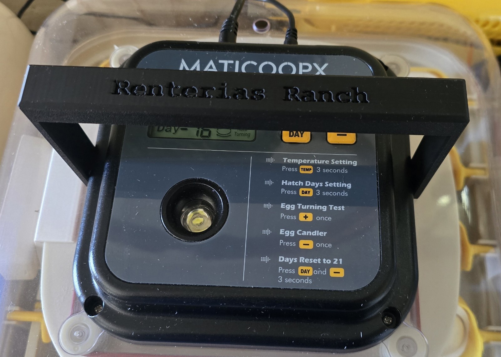 Handle for Maticoopx 30 Incubator *Made to Order*