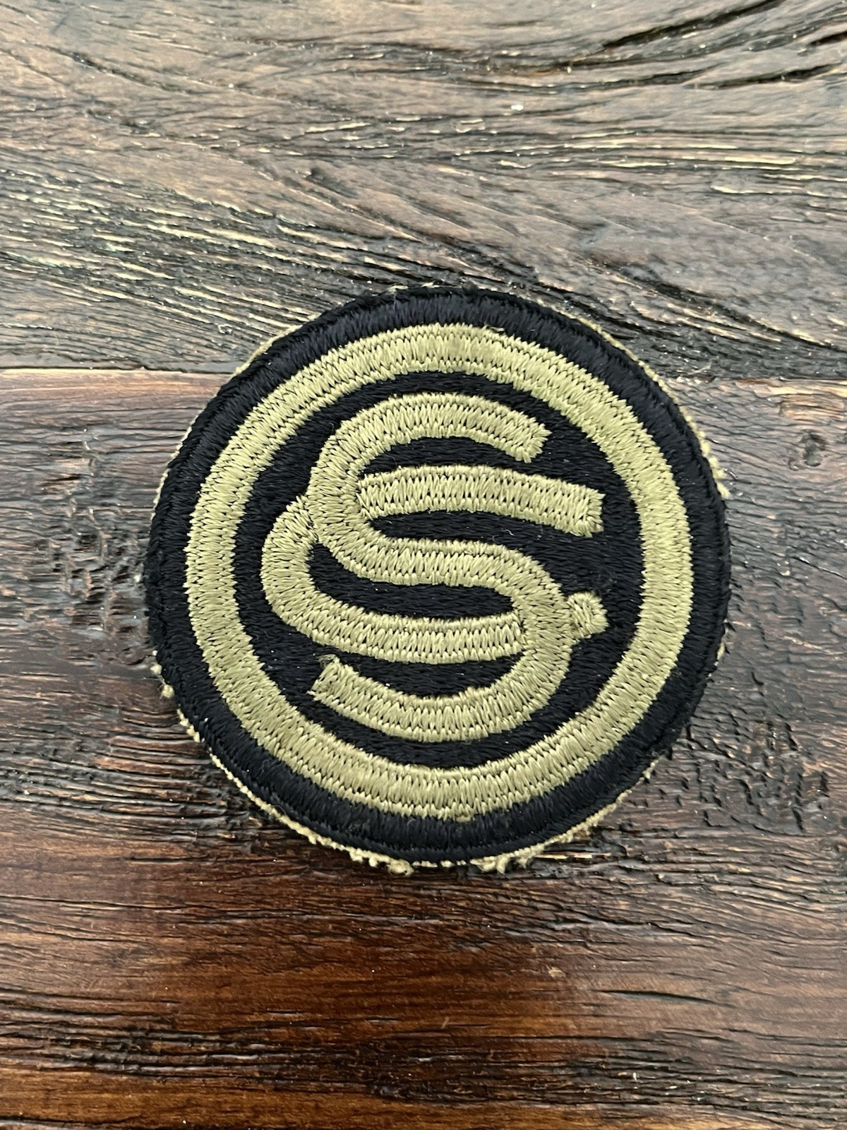 ORIGINAL PERIOD WWII WW2 US ARMY OFFICERS CANDIDATE SCHOOL PATCH FE CE