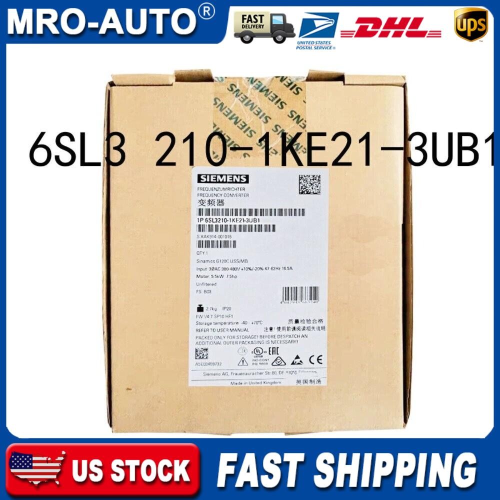 New Siemens 6SL3210-1KE21-3UB1 6SL3 210-1KE21-3UB1 1 Year Warranty Fast Shipping