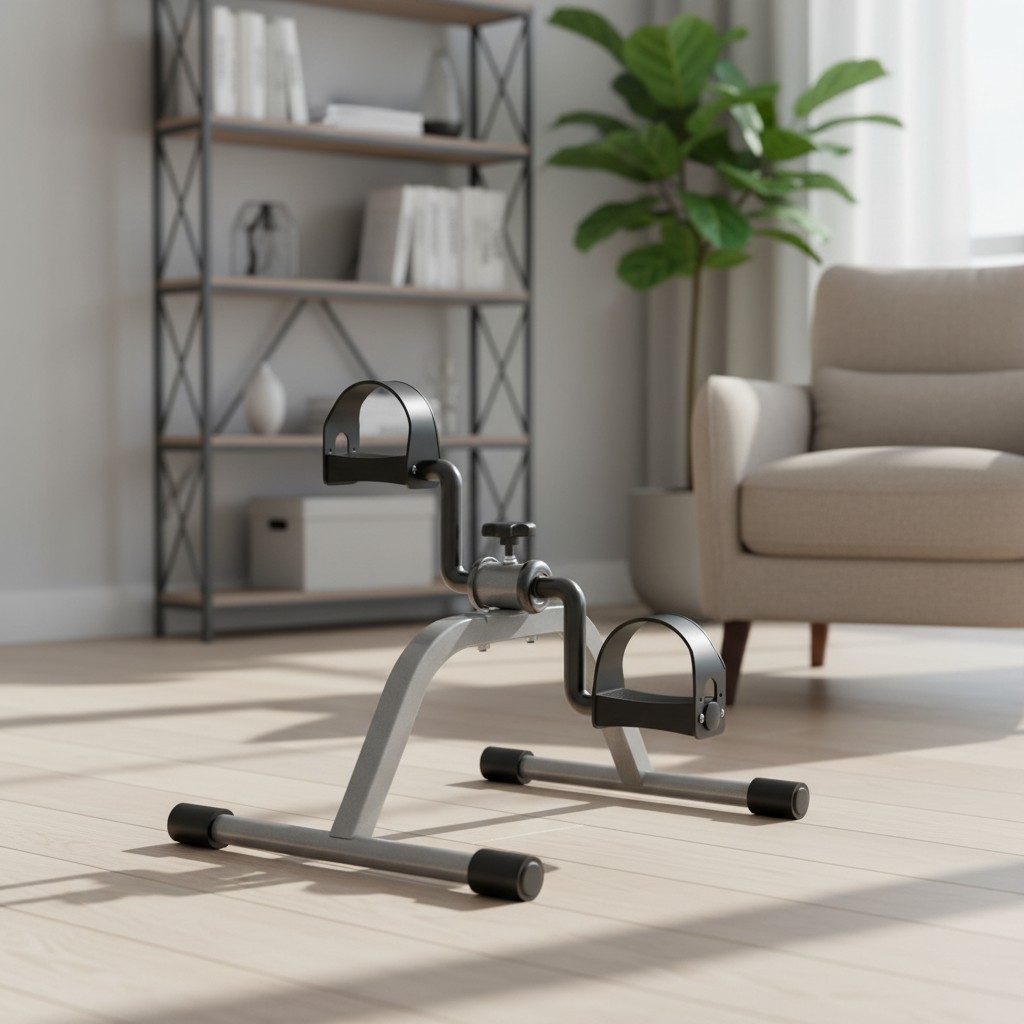 Portable Mini Exercise Bike for Leg & Arm Recovery - Adjustable Resistance