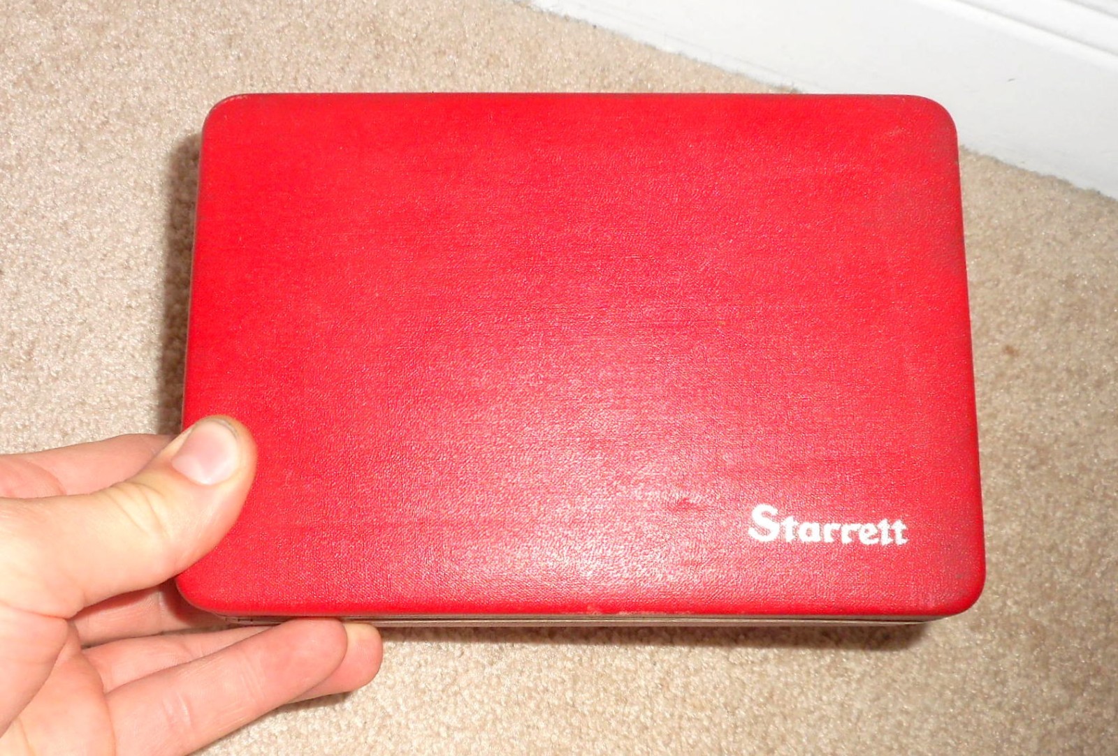 VINTAGE STARRETT NO. 196 UNIVERSAL DIAL TEST INDICATOR SET w/ BOX